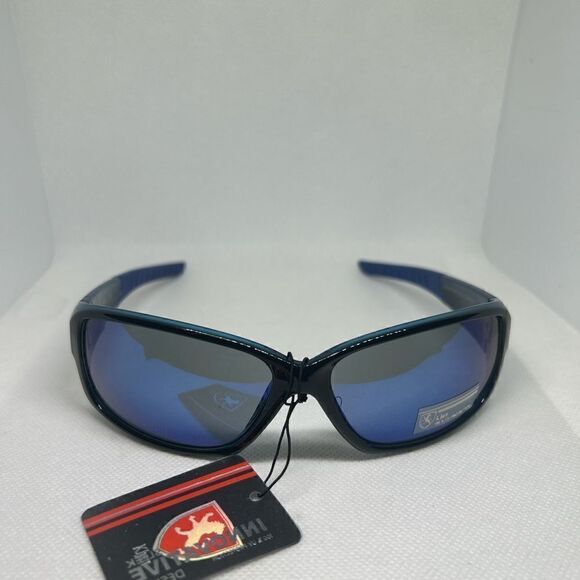 Khan Mens Mirrored Lens Sunglasses - Picture 2 of 3